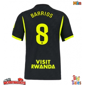 Atletico Madrid Pablo Barrios #8 Replica Away Stadium Shirt 2026-27 Short Sleeve